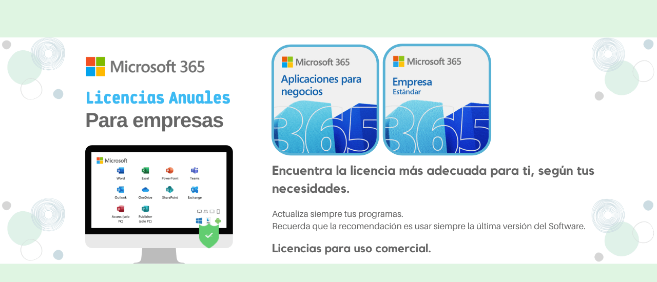 Microsoft 365 Empresas y Aplicaciones para empresa