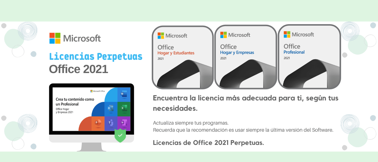 Microsoft Office Hogar y Empresa 2021 Perpetuo y para estudiantes